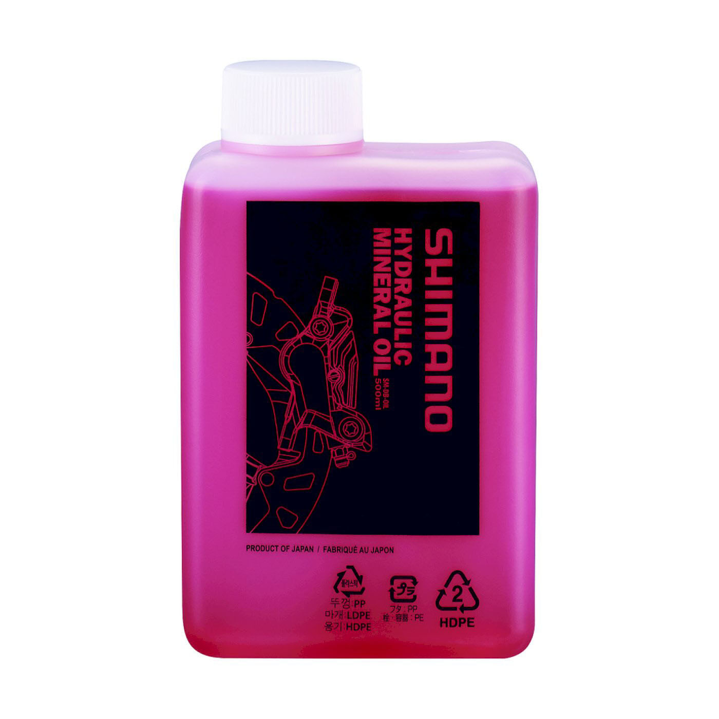 Shimano Flasche Mineralöl für Scheibenbremsen 500ml
