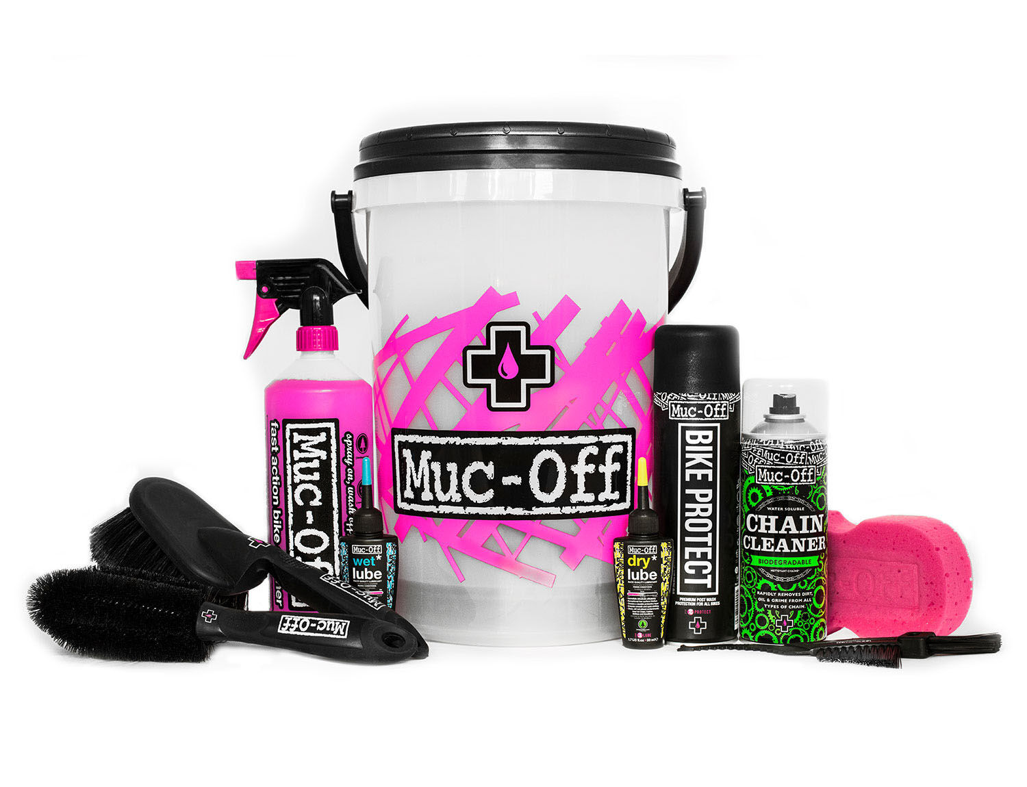 Muc-Off Großes Reinigungs-, Schutz- und Schmiermittel Kit Bucket Kit