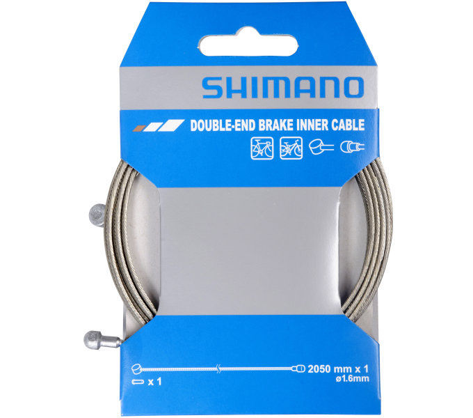 Shimano Bremszug MTB/Road Stahl vorn/hinten 2.050 mm